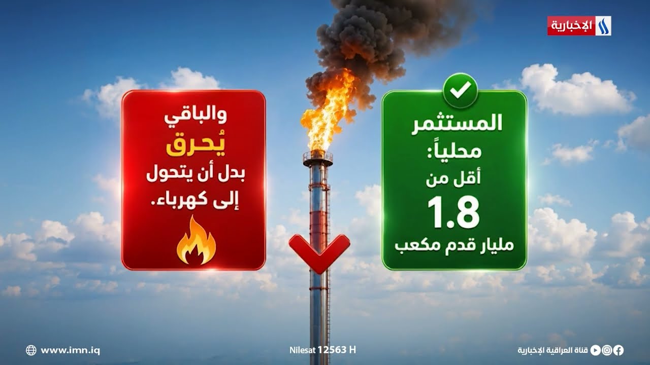 فيديو | لماذا يُعد استثمار الغاز العراقي الحل الأسرع لأزمة الكهرباء؟