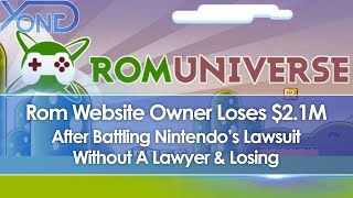 RomUniverse Owner Loses $21 Million After Battling