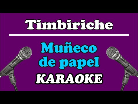 Muñeco de papel - Timbiriche