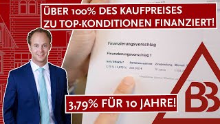 Über 100 % des Kaufpreises zu Top-Konditionen finanziert – 3,79% für 10 Jahre!