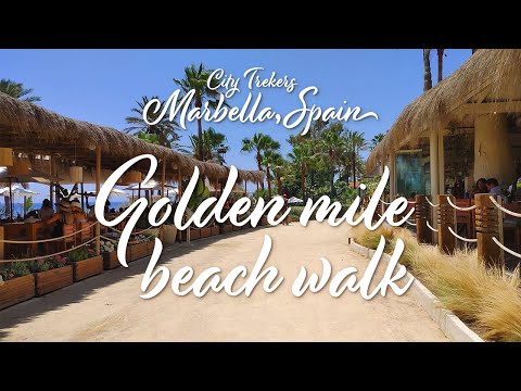 Golden mile beach walk -  Marbella, Spain