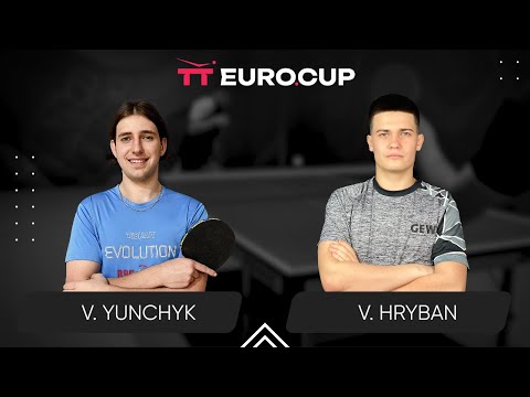 16:20 Valentyn Yunchyk - Vadym Hryban 24.03.2024 TT Euro.Cup Ukraine  Star. TABLE 3
