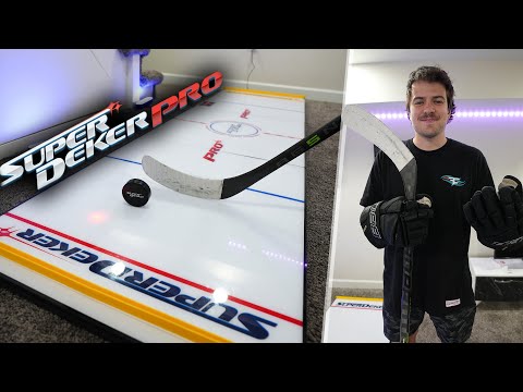 Is this the FUTURE of Hockey Training?! *SUPERDEKER PRO REVIEW*