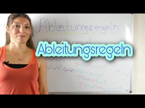 Alle ABLEITUNGSREGELN (Übersicht der Funktionen mit Beispielen)