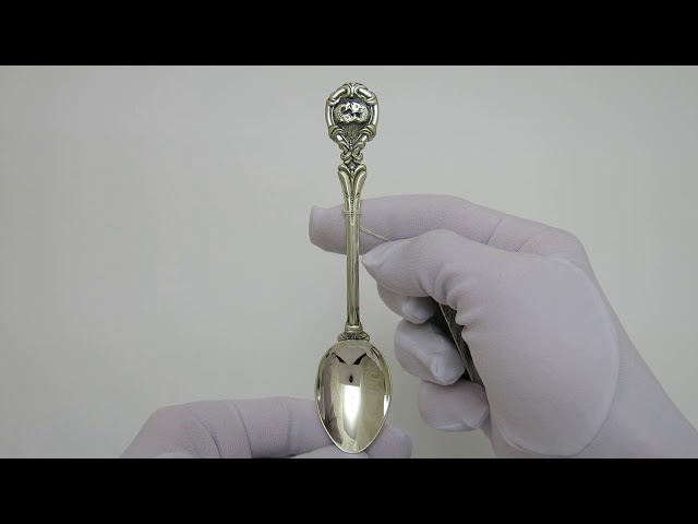 Серебряная ложка знак зодиака "Рыбы" Видеообзор