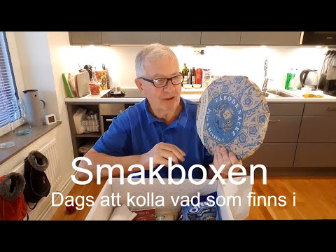 2020 -10-22 SMAKBOXEN HAR ANLÄNDT - Låt oss kolla vad som finns i den