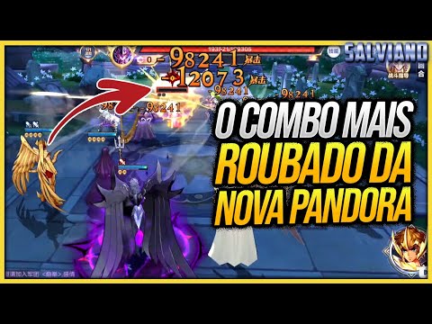 QUE COMBO QUEBRADO! ESSA PANDORA É META! - Saint Seiya: Awakening
