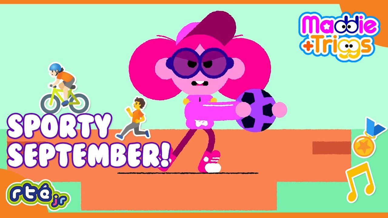 Let's Have A SPORTY SEPTEMBER! 🍂⚽️🚴🏻 | Maddie + Triggs | Compilation | @RTÉjrOfficial