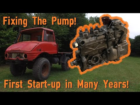 The Red Mog  - Fixing the pump - First start-up in many years!