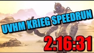 UVHM Krieg Speedrun in 2:16:31