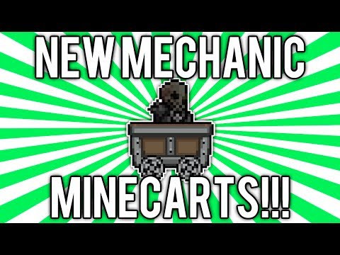 Terraria 1.2.4: MINECARTS! (NEW PC Update Preview Spoiler!) [demize]