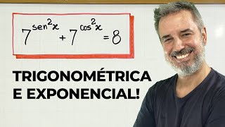 A TRIGONOMETRIC EXPONENTIAL EQUATION! 🤯