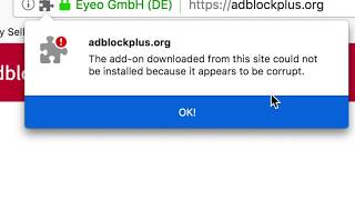 AdBlock NO longer working on firefox Disabled Broken Banned Corrupt ? Add-ons disabled ad block ????