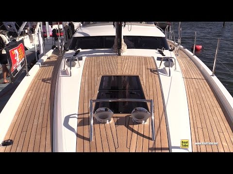 2016 Gunfleet 58 Sailing Yacht - Deck and interior Walkaround - 2015 Annapolis Sail Boat Show
