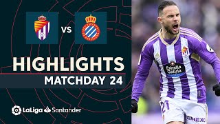 Videoresumen del Valladolid - Espanyol