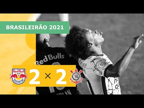 Red Bull Bragantino 2 x 2 Corinthians - Gols - 02/10 - Brasileirão 2021