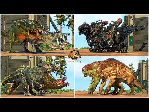 ALL 84 MODDED DINOSAUR SPECIES , REPTILES AND PREHISTORIC ANIMALS - Jurassic World Evolution 2