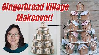 Transforming Hobby Lobby Advent Calendar into a Gingerbread Village🎄🍬