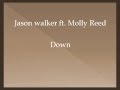 Jason Walker ft. Molly Reed - Down (lyrics ...