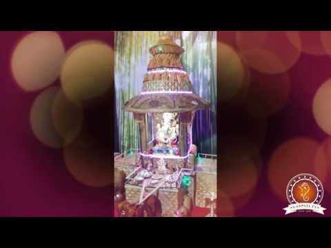 Kiran Gulumbe Home Ganpati Decoration Video