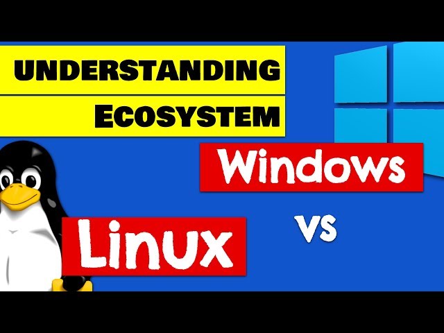 0x1ab Understanding Ecosystem - Windows vs Linux || The Linux Channel