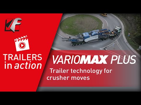 FAYMONVILLE VarioMAX Plus - Trailer technology for crusher moves
