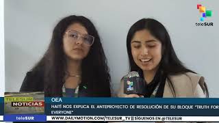 Entrevista a Haití de OEA