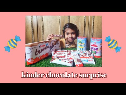 kinder chocolate surprise || Learn and play with musfira