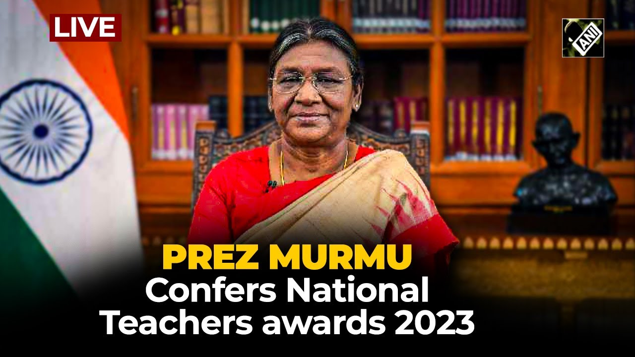 President Droupadi Murmu presents National Awards to teachers on the occasion of Teachers’ Day
