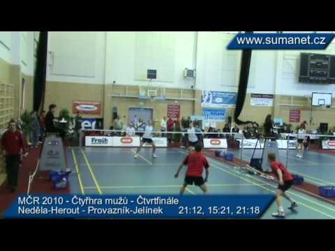 MČR 2010 - Čtyřhra mužů - Čtvrtfinále - Neděla-Herout - Provazník-Jelínek