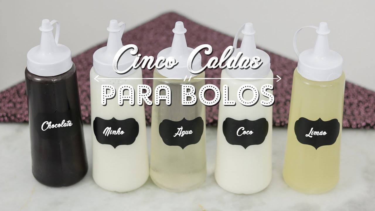 5 RECEITAS DE CALDAS FÁCEIS PARA BOLOS | Gabriel Freitas |