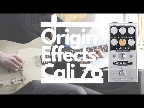 Origin Effects LTD Cali76 Stacked Edition Laser Engraved Compressor Pedal image 2