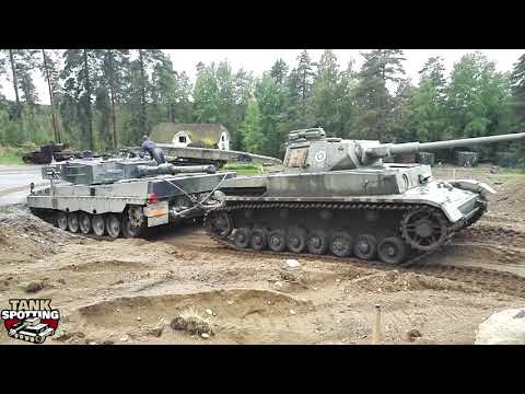 Panzer IV Ausf J towing Leopard 2