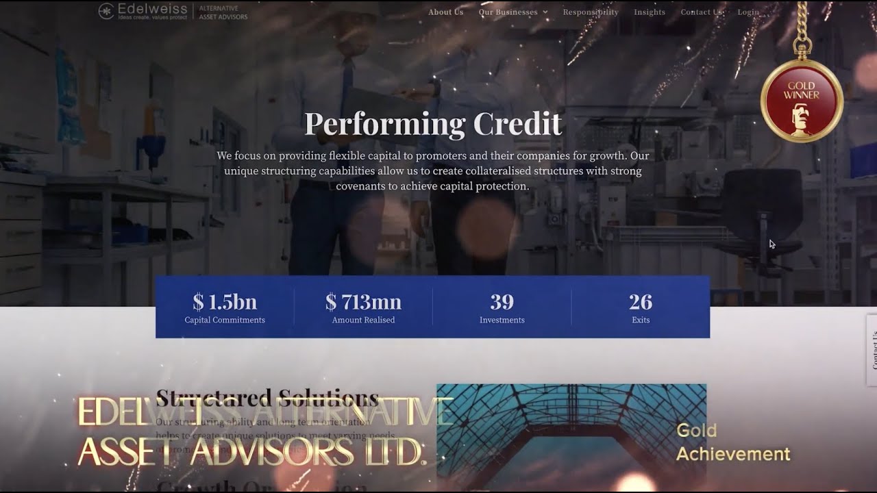 Edelweiss Alternative Asset Advisors Ltd. - 2022 TITAN Business Awards: Season 2 Winner