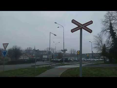Železniční přejezd Chrudim [Vlečka lihovar] #1 + #2 - 17.12.2019 / Czech railroad crossing