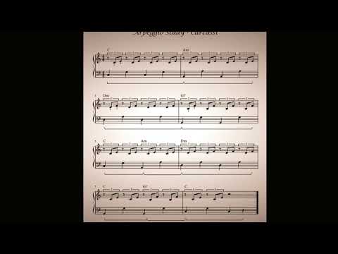 Arpeggios 9 - Arpeggios With Thumb And Three Fingers - Matteo Carcassi