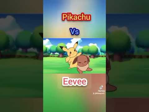 Pikachu vs Eevee