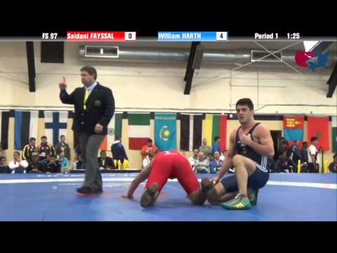 97 KG QF - Saidani Fayssal (ALG) vs William Harth (GER)