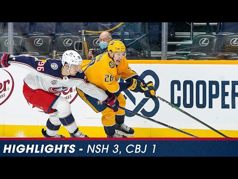 Game Highlights: NSH 3, CBJ 1 (2/28/21)
