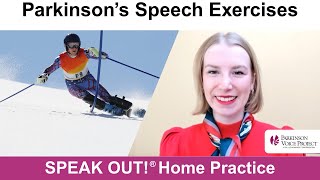 Parkinson’s Speech Exercises: WINTER OLYMPICS XXV