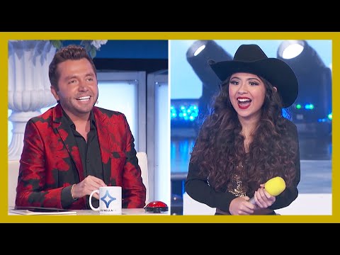 Gerardo Ortiz la incentiva a cantar un CORRIDO | Tengo Talento Mucho Talento T24