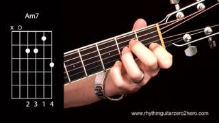 Learn Guitar Chords: Am7 - Beginner Acoustic Guitar Lessons