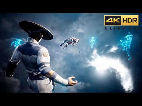 Mortal Kombat 1 Raiden Become Earth ream Champion Scene (2023) 4K Ultra HD