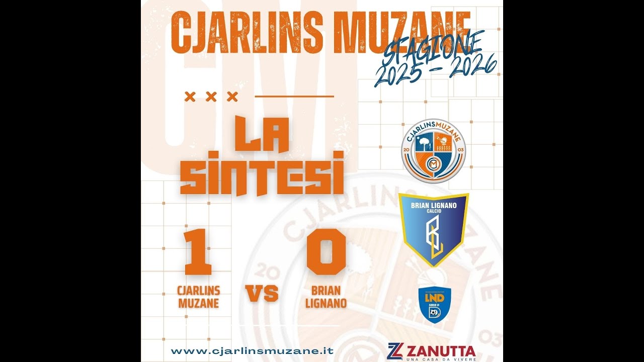 LA SINTESI DI CJARLINS MUZANE-BRIAN LIGNANO