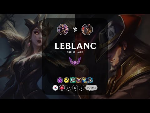 LeBlanc Mid vs Twisted Fate - KR Master Patch 14.6