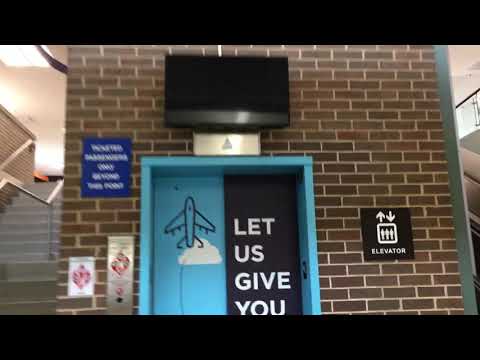 Schindler HXpress modded pre-security elevators - Des Moines International Airport - Des Moines, IA