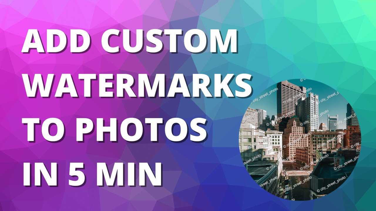 Watermark Photos Online &amp; Free in 5 Minutes