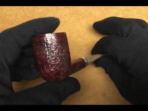 Pipa Dunhill Cumberland Gruppo 3-3110 Crosby con vera in argento 6mm lavorata (DHCUC04)