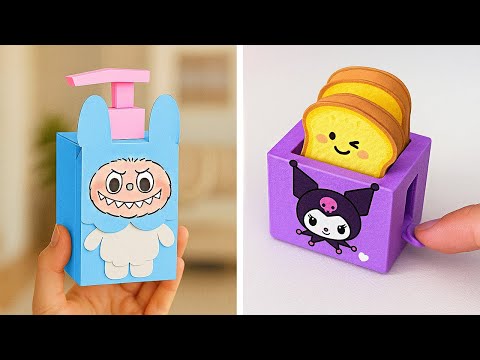 🎁 EASY PAPER CRAFTS 🎨🎒 DIY for School, Gifts & Decor