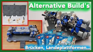 Landeplattformen, Brücken...: Lego City 60304 Straßenkreuzung | Alternative Build / Multiple Build